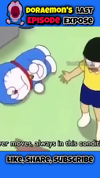 Doraemon's last episode exposing 😱😳 || #doraemon #doraemoncartoon