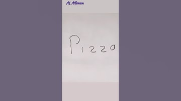 How to draw a pizza 🍕 || Easy pizza Drawing || Easy Drawing for beginners || Word Drawing #shorts