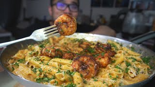 This Cajun Shrimp Pasta Recipe Hits The Spot