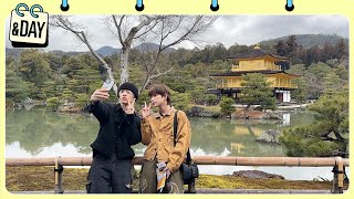 [&DAY] VLOG in Kyoto | 교토 이동 | 금각사 탐방 | 디저트와 소바🐰🐶 - &TEAM