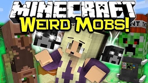 Minecraft WEIRD MOBS Mod Spotlight - Mutant Mobs! (Minecraft Mod Showcase)