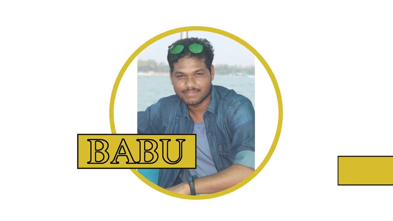 ⁣Babu’s Tech info Channel intro/ Channel logo