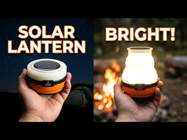 Best Collapsible Solar Camping Lantern - YouTube