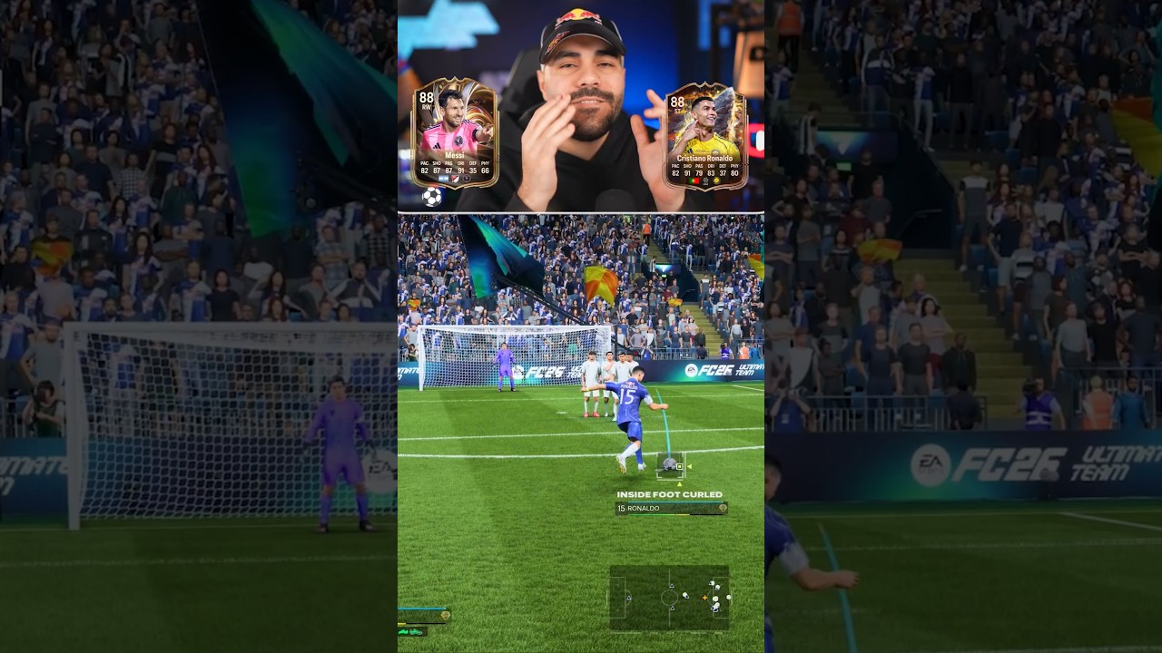 تحدي الفاولات بين رونالدو و ميسي ✅️