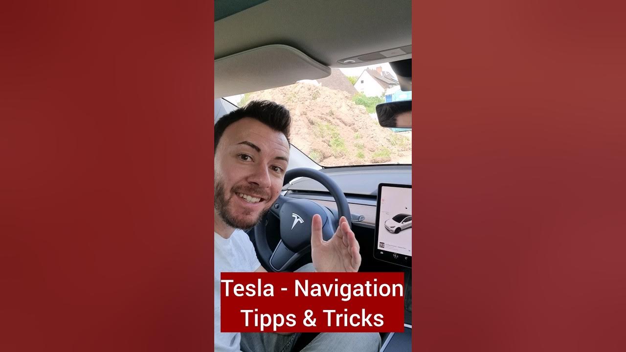 Tesla - Navi Tipps & Tricks- Nach Hause & zur Arbeit durch Wischen nach  rechts 
