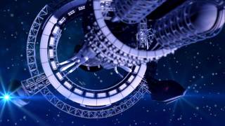 3d Spaceship in deep space travel