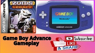 Zoids Legacy Gameplay Game Boy Advance