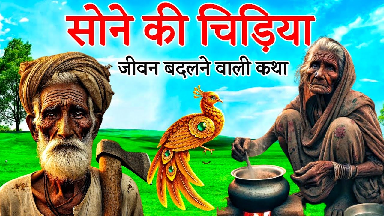 गरीब लकड़हारा और सोने की चिड़िया | Sone Ki Chidiya | ज्ञानवर्धक हिंदी कहानी | कथा |Hindi Moral Story