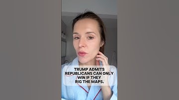 Trump Admits Republicans Can Only Win if They Rig the Maps. #Trump #Gerrymandering #Indiana