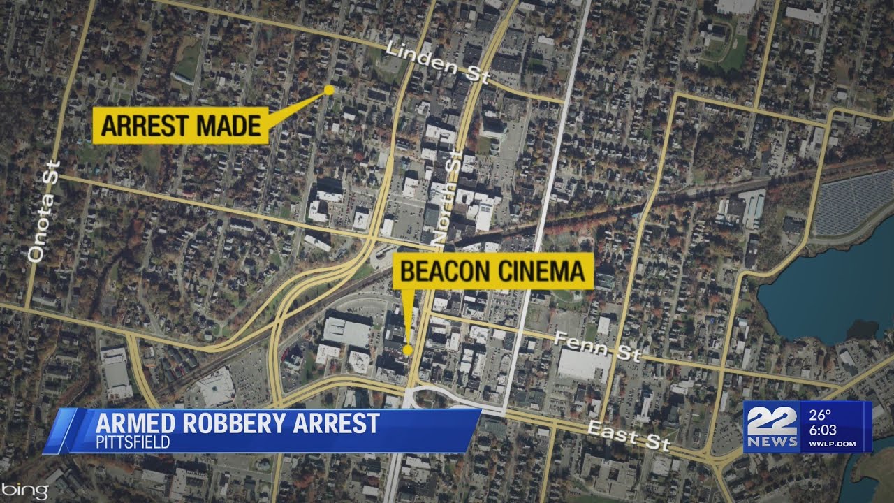 Man arrested in connection with robbery at Pittsfield cinema - YouTube