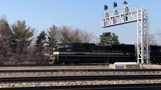 Railfanning Berea, OH on 3/8/19 with NS 1065 (NS Savannah and Atlanta heritage unit), BNSF and UP!