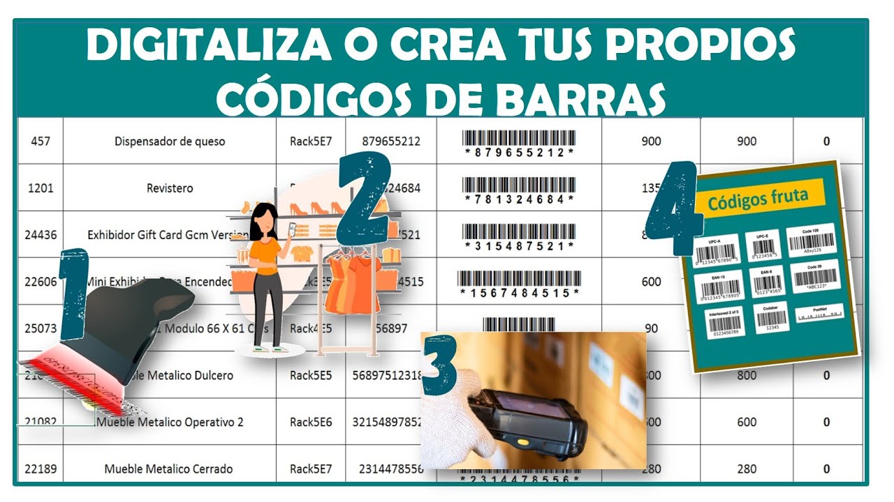 Como hacer un codigo de barras