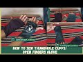 How To: DIY Thumbhole Cuffs | CUT AND SEW THUMBHOLE CUFFS | Open fingers glove for workout