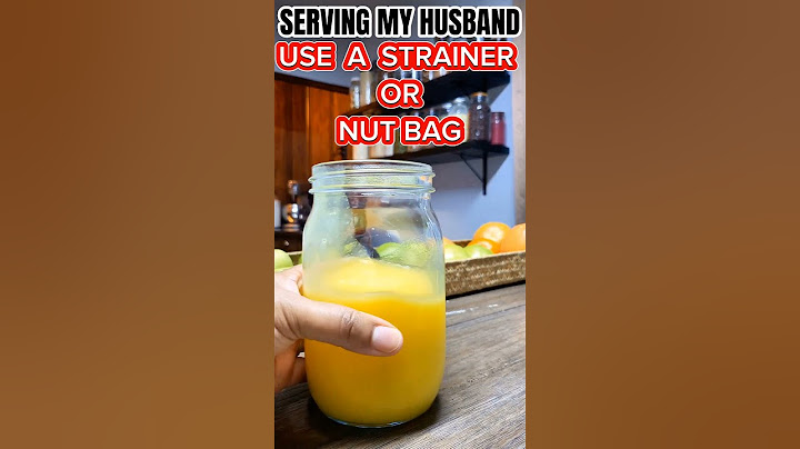 Serving My Husband Homemade Juice