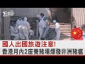 國人出國旅遊注意! 香港月內2座養豬場爆發非洲豬瘟｜TVBS新聞 @tvbsplus