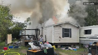 Trailer home in West Orange declared total loss after fire Monday afternoon