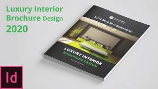 How To Create a Luxury Interior Brochure Design In Adobe Indesign CC | 2020
