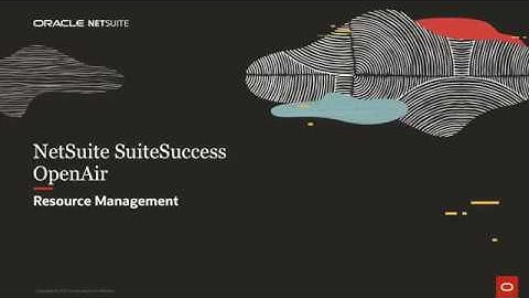 NetSuite SuiteSuccess: OpenAir Resource Management