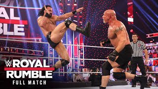 FULL MATCH — Drew McIntyre vs. Goldberg — WWE Title Match: Royal Rumble 2021