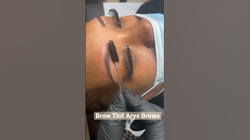 Brow Tint #arysbrows #hennabrows #browtint