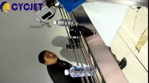 CYCJET Fly Laser Printer/ PET Water bottle laser Coding Machine/Water bottle Laser marking Machine