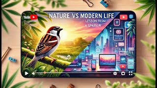 🌿🐦 Lessons from Nature: What a Sparrow’s Routine Can Teach Us About Health & Harmony 🌅✨