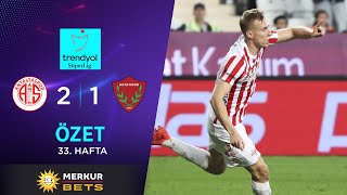 Merkur-Sports | B. Antalyaspor (2-1) A. Hatayspor - Highlights/Özet | Trendyol Süper Lig - 2023/24