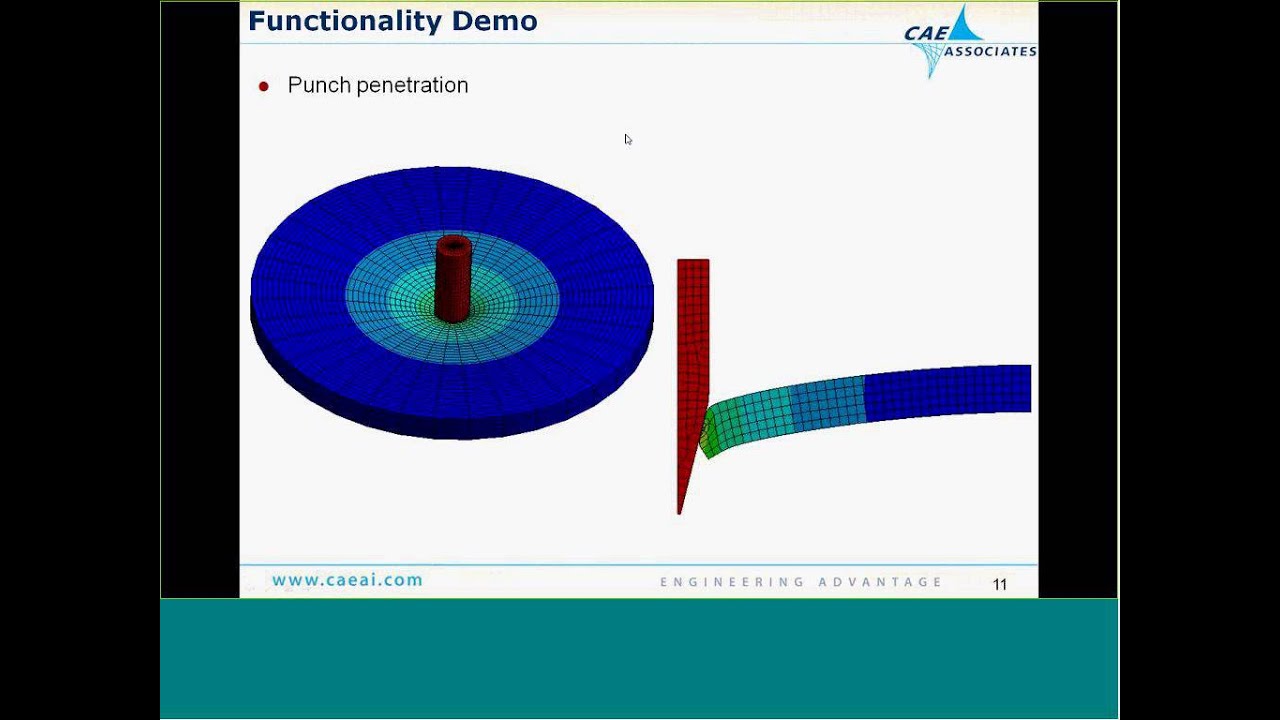 Nonlinear Convergence | ANSYS e-Learning | CAE Associates - YouTube