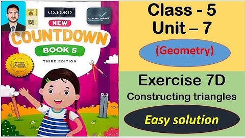 Class 5 Math Exercise 7D | New countdown third edition class 5 exercise 7D |oxford university book 5