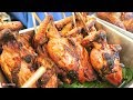 Philippines Street Food - Roasted Chicken (LECHON MANOK), Chicken INASAL and Grilled Chicken