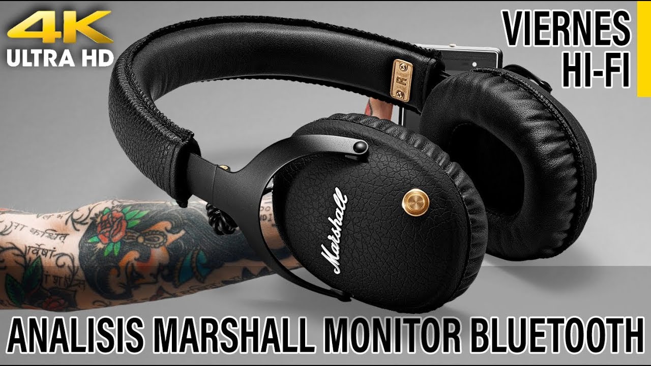 Analisis Marshall Monitor Bluetooth ¿Los Mejores audífonos Bluetooth para  Rock del mercado? 