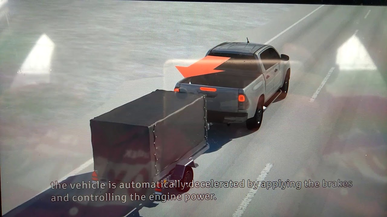 Toyota hilux trailer sway controlled YouTube