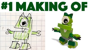 Making of  Play-Doh Booger Meets LEGO Booger | Bricks and Clay Play