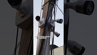IP Camera's STQC model installation in Jagtial. #viral #jagtial #stqc #cctvcamera #cctvcamera