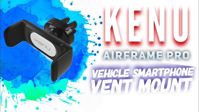 Support voiture Kenu Airframe Pro Noir pour Smartphone - Support