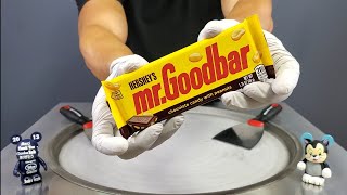 ASMR - Ice Cream Rolls - mr. Goodbar - How to make ice cream rolls.