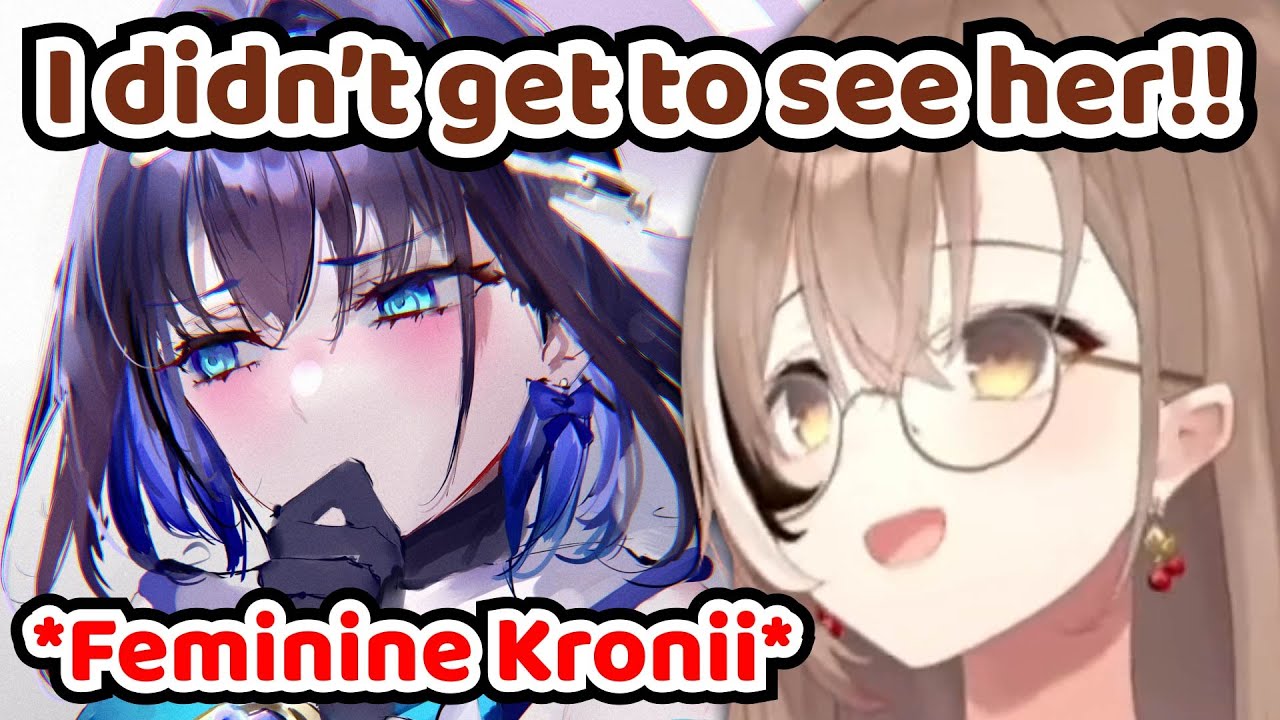 Mumei missed out on seeing Kronii's feminine side