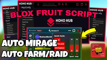 Arceus X V3 Blox Fruit Script Pastebin HOHO HUB (Auto Farm) Blox Fruit Mobile Script Race V4