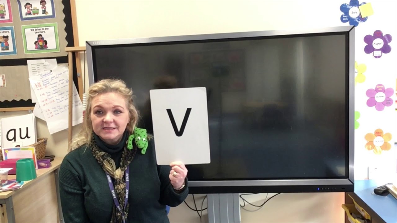 Reception phonics with Mrs Gibson, 'Vv'