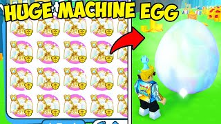 We Opened So Many HUGE MACHINE EGGS In Roblox Pet Simulator X