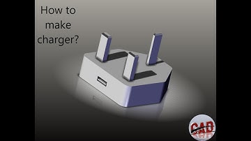 How to make charger in Solidworks | Solidworks tutorial for beginners