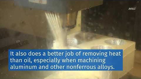 A Guide to Machine Lubrication: Find the Right Water-Coolant Type