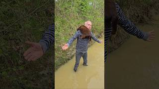 Foresting Pond Channel #ponds #rewilding #treeplanting #adventure #cat #nativetrees #permaculture