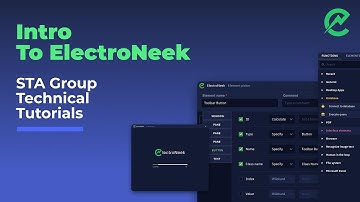 Intro to ElectroNeek by STA Group Technical Tutorials
