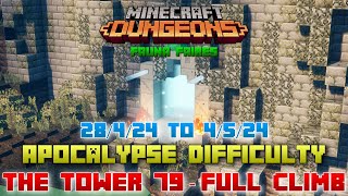 The Tower 79 [Apocalypse] Full Climb, Guide & Strategy, Minecraft Dungeons Fauna Faire