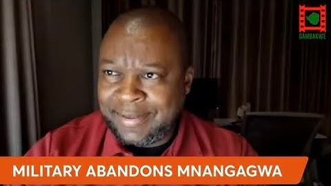 WATCH LIVE: Zimbabwe military abandons Mnangagwa