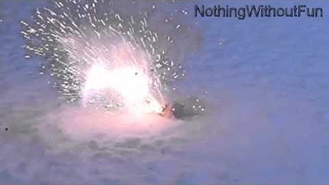Fire Cracker Explosion in Slow Motion