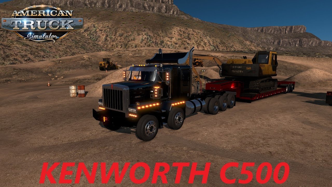 American Truck Simulator Kenworth C500 - YouTube