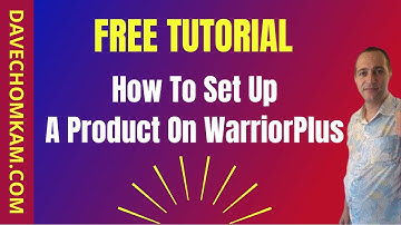How To Set Up A Product On WarriorPlus