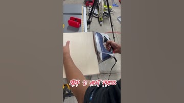 Applying edge banding is easy! #diy #howto #woodworking #diytable